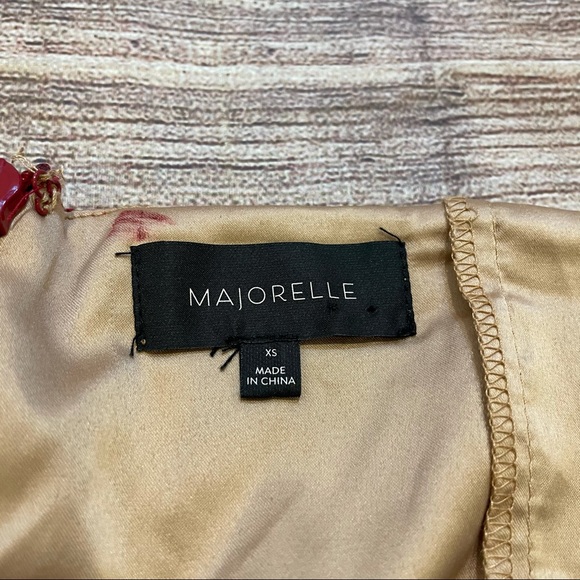 MAJORELLE Benson Mini Dress in Cranberry Red Dress - Picture 14 of 16